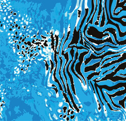 Leopard print. Vector seamless pattern. Animal skin background with black and brown spots on beige backdrop. Abstract exotic safari texture. Jaguar, leo, puma cheetah fur pattern. Repeat design © DESIGN CENTER