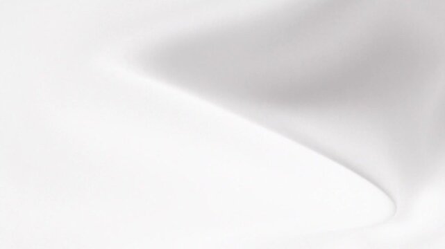 Elegant White Satin Material Flowing Gently with Soft Shadows Premium Backdrop Loop