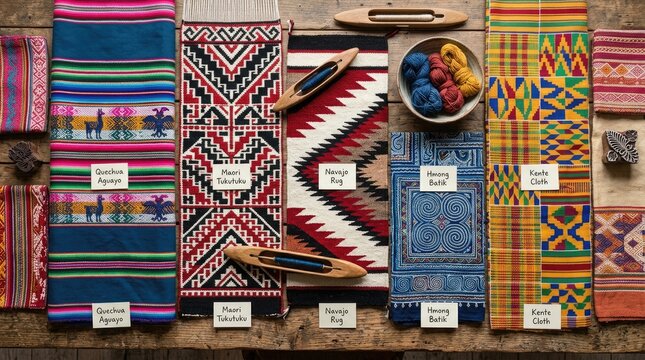 Celebrating international day of the world's indigenous people through traditional textiles