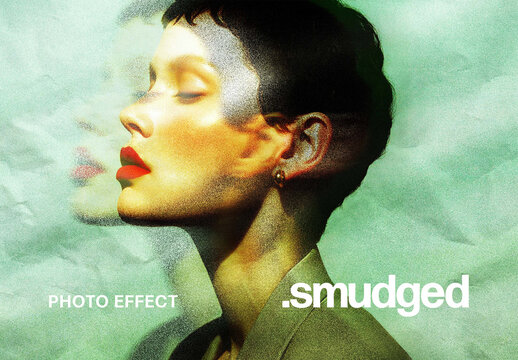 Smudged Photo Effect - Fading for Album Cover & Social Media (PSD)