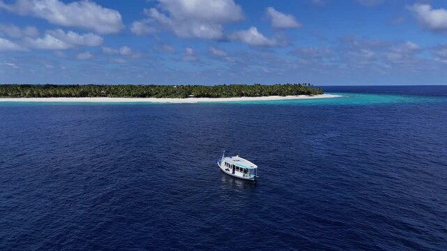 Maldives Resort Beach Paradise Drone Aerial