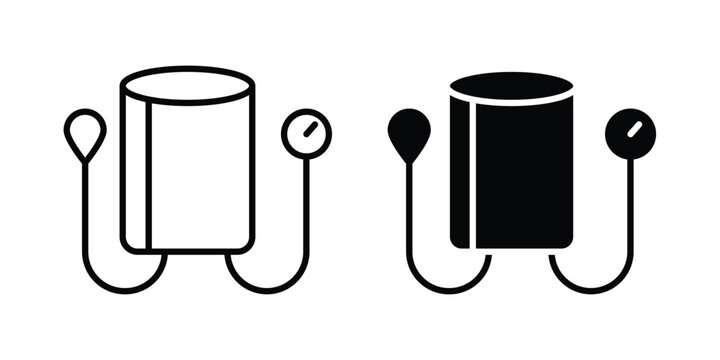 Blood pressure meter icon symbol Isolated. Vector Illustration.