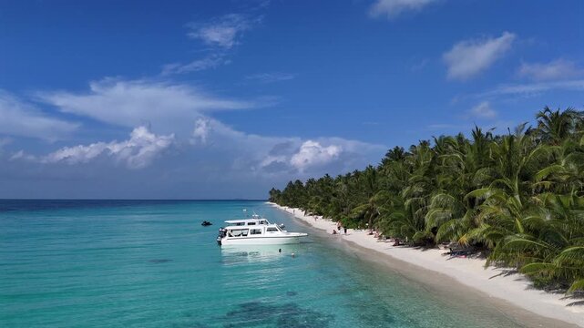 Maldives Resort Beach Paradise Drone Aerial