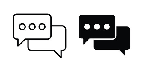 Live chat icon symbol Isolated. Vector Illustration. © nancy