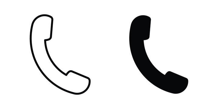 Phone call icon symbol Isolated. Vector Illustration.