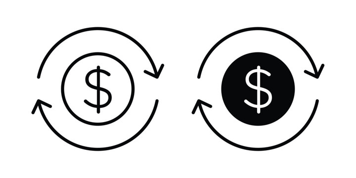 Turnover icon symbol Isolated. Vector Illustration.