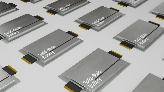 Solid state battery factory manufacture