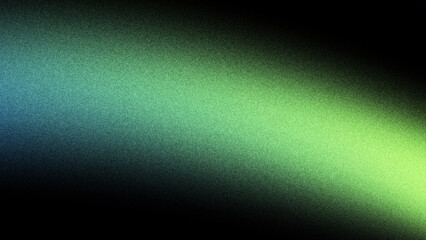 Obraz premium Vibrant green and blue light beam on dark background with gradient effect