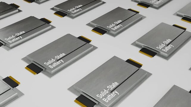Solid state battery factory manufacture