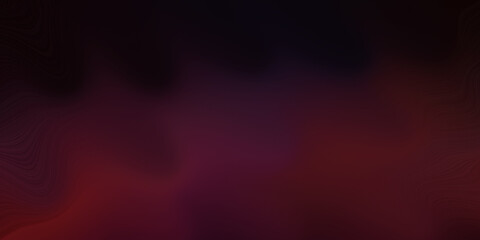 Fototapeta premium Dark abstract background with deep red and purple hues featuring subtle wavy lines and moody atmosphere for cinematic design.