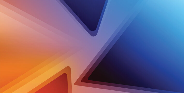Abstract colorful geometric shapes background with blue orange and purple hues  vibrant triangular design