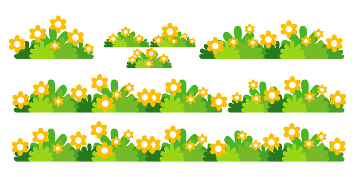 green grass illustration, sustainable grass nature, grass design in flat style