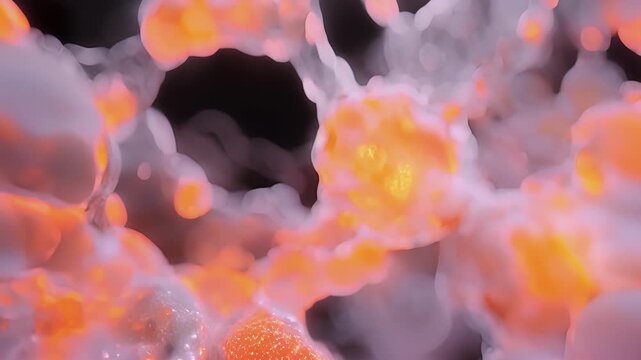 Placenta cells structural image showing the delicate and intricate web of cells that facilitates the exchange of substances between mother and baby.