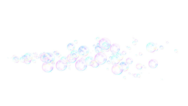 soap bubbles glossy isolated on transparent background,png foam bubbles cosmetics and beauty social media overlay design element