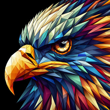 Polygonal Eagle Face Shape 2.1