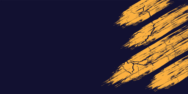 Yellow halftone on blue background.  creative background