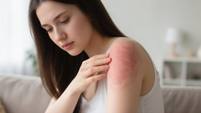 Chronic urticaria is a recurring allergic skin disorder marked by itchy rashes and swollen wheals on human skin. Triggered by immune disorders, allergens and physical stimuli, this persistent skin ail
