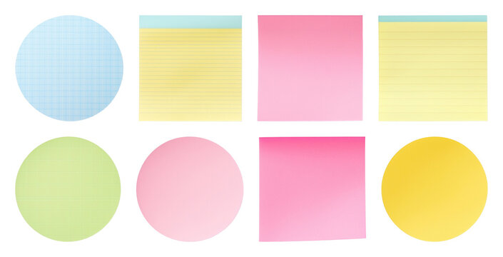 PNG Colorful sticky notes collection, transparent background