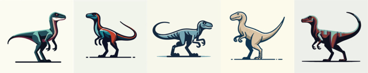 Velociraptor Vector Illustration © Fajar