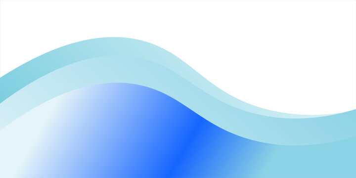 Abstract blue waves background, minimal waves design concept