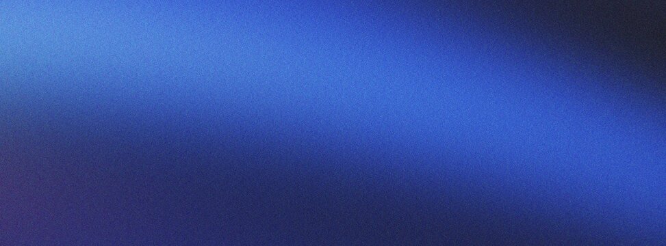 Deep blue grainy gradient background with diagonal sapphire light ray transitioning from dark navy to bright cerulean for sophisticated tech layout.