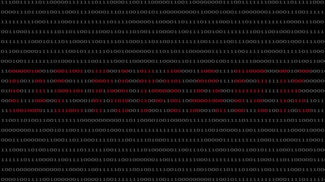 Denmark country name in Binary Code Pattern. Binary numbers base background. Digital technology.