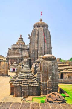 Lingaraja Temple   Hindu temple dedicated to Shiva located in Bhubaneswar, Odisha, India. 