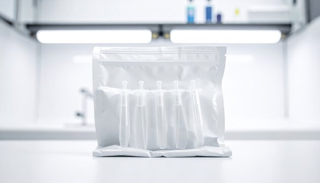 Sterile Pipette Tips in Sealed Packaging
