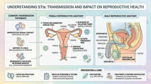 Vital insights into sexually transmitted infections pathways human anatomy impact and essential prevention methods