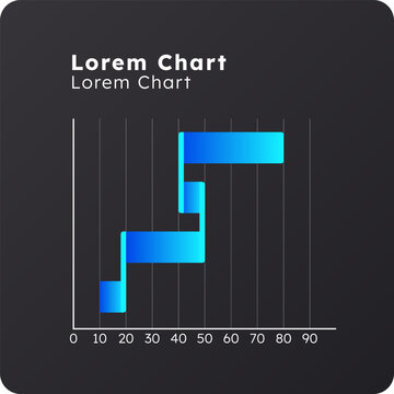 Waterfall horizontal dark slide chart. Positive negative changes values. Data monitoring instrument. Cumulative effect. Pitch deck presentation report. Infographic visualization. Lexend font used