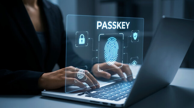 Passkey Mobile Authentication Security Digital Access Protection System