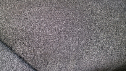 Fototapeta premium Gray textured natural fabric showing textile weave pattern