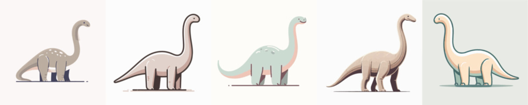 Brachiosaurus Vector Illustration