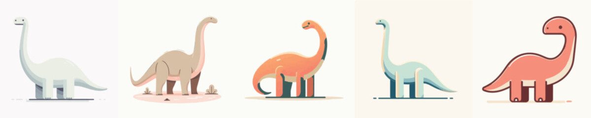 Brachiosaurus Vector Illustration © Fajar