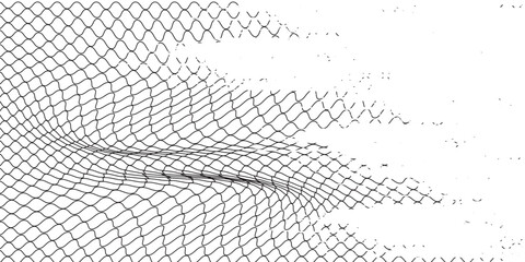 Mesh texture for fishing nets. Grunge pattern for sportswear or soccer goal, volleyball net, basketball hoop, hockey, athletics. Mesh modern net © ribut