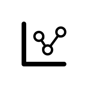 Scatter Plot Icon &mdash; Data Analytics Vector Symbol