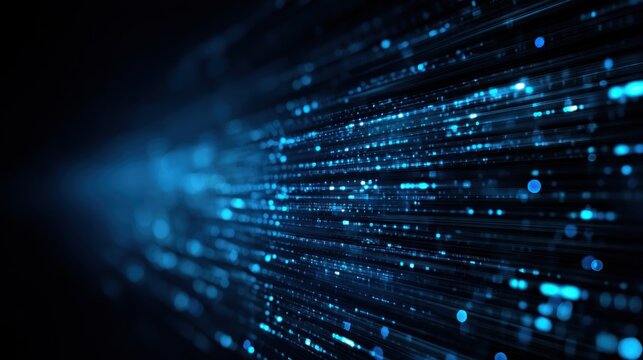 Abstract digital data stream background