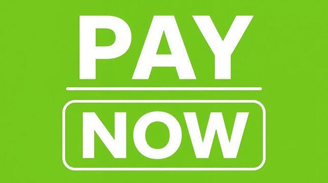 Pay Now Button - Immediate Payment Concept