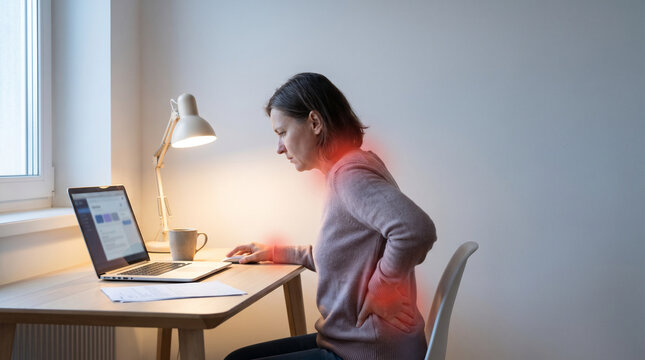 Sedentary desk work and chronic inflammation risk