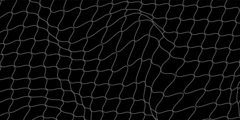 texture for fishing nets. Grunge pattern for sportswear or soccer goal, volleyball net, basketball hoop, hockey, athletics © ribut