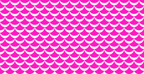 Bright pink fish scale pattern background repeating art wallpaper illustration abstract design texture © RAFI