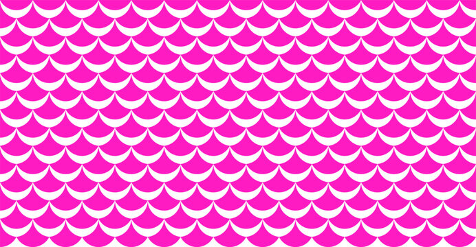Bright pink fish scale pattern background repeating art wallpaper illustration abstract design texture