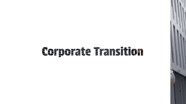 Corporate Transition | Clean Modern Text Reveal Shape Motion Graphic Template Minimal Elegant Business Video Slide Openers