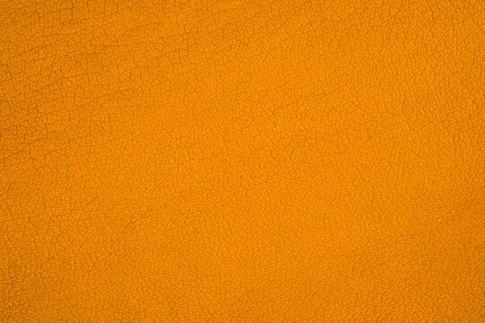 Orange fleece fabric surface detail