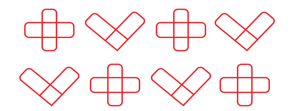 heart and heartbeat symbol, vocter illustration.