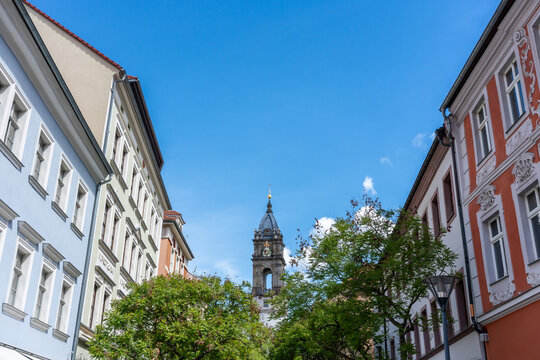 Blick auf den Reichenturm in Bautzen, Sachen