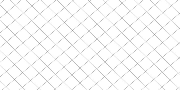 Net texture pattern on white background. Net texture pattern for backdrop and wallpaper. Realistic net pattern with black squares. Geometric background