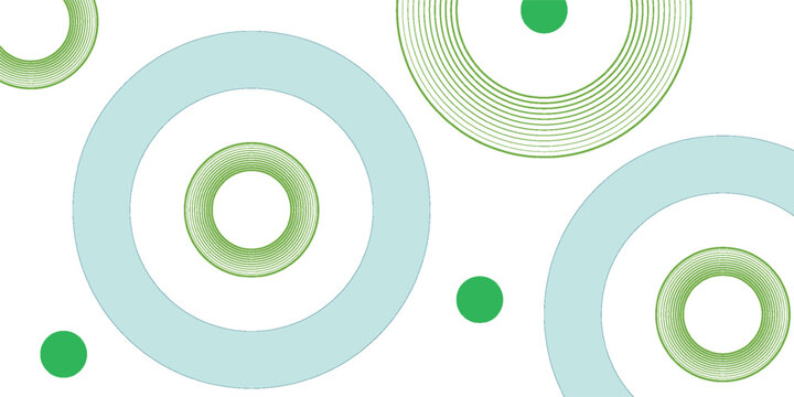 Green geometric abstract background featuring overlapping circles and textures in a clean, modern style. web marketing and presentations.