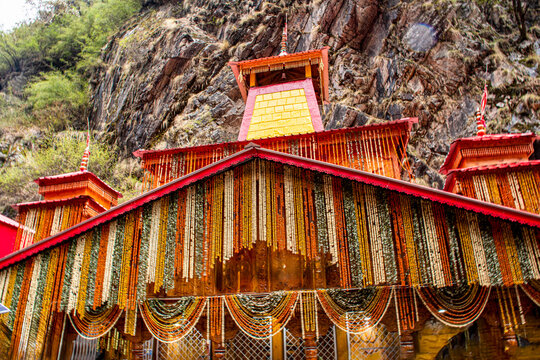 One of the four Dham Yamnotri temple at foothill of Himalaya's