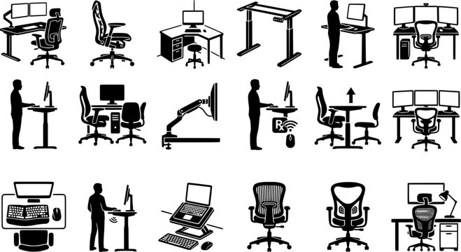 "Ergonomic Workstation" Images – Browse 402 Stock Photos, Vectors, and ...